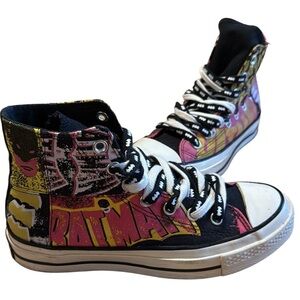 CONVERSE BATMAN X CHUCK 70 HIGH '80TH ANNIVERSARY UNISEX SNEAKER MEN: 5 WOMEN: 7